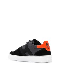 schwarze Wildleder niedrige Sneakers von Hogan