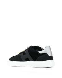 schwarze Wildleder niedrige Sneakers von Hogan