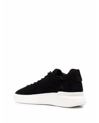 schwarze Wildleder niedrige Sneakers von Hogan