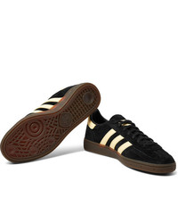 schwarze Wildleder niedrige Sneakers von adidas Originals