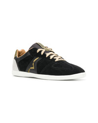 schwarze Wildleder niedrige Sneakers von Diesel