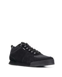 schwarze Wildleder niedrige Sneakers von PS Paul Smith