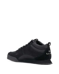 schwarze Wildleder niedrige Sneakers von PS Paul Smith