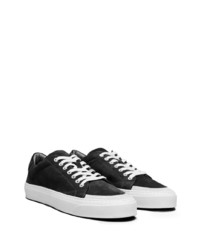 schwarze Wildleder niedrige Sneakers von John Elliott