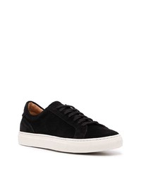 schwarze Wildleder niedrige Sneakers von Unseen Footwear