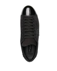 schwarze Wildleder niedrige Sneakers von Philipp Plein