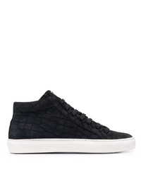 schwarze Wildleder niedrige Sneakers von Hide&Jack