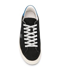 schwarze Wildleder niedrige Sneakers von D.A.T.E