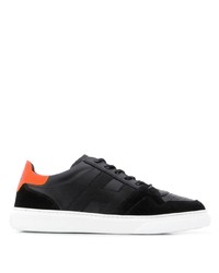 schwarze Wildleder niedrige Sneakers von Hogan