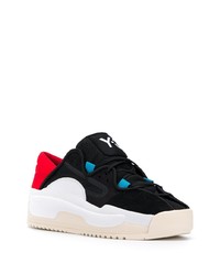 schwarze Wildleder niedrige Sneakers von Y-3