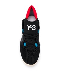 schwarze Wildleder niedrige Sneakers von Y-3