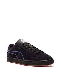 schwarze Wildleder niedrige Sneakers von Puma