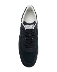 schwarze Wildleder niedrige Sneakers von Hogan