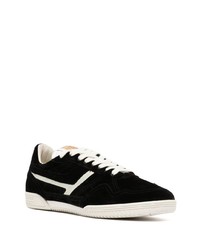 schwarze Wildleder niedrige Sneakers von Tom Ford