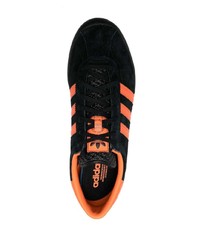 schwarze Wildleder niedrige Sneakers von adidas