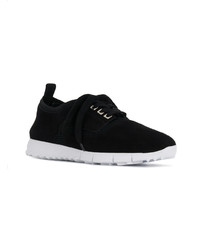 schwarze Wildleder niedrige Sneakers von Jimmy Choo