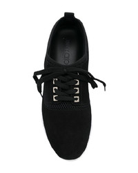 schwarze Wildleder niedrige Sneakers von Jimmy Choo