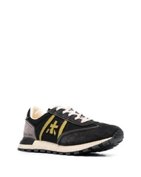 schwarze Wildleder niedrige Sneakers von Premiata