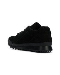 schwarze Wildleder niedrige Sneakers von Saint Laurent