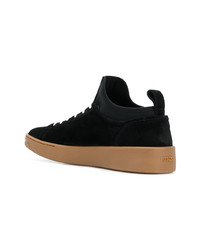 schwarze Wildleder niedrige Sneakers von Kenzo