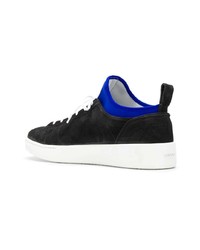 schwarze Wildleder niedrige Sneakers von Kenzo