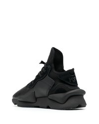schwarze Wildleder niedrige Sneakers von Y-3