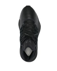 schwarze Wildleder niedrige Sneakers von Y-3