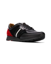 schwarze Wildleder niedrige Sneakers von Bally