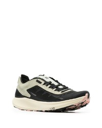 schwarze Wildleder niedrige Sneakers von Salomon