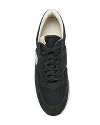 schwarze Wildleder niedrige Sneakers von VISVIM