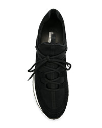 schwarze Wildleder niedrige Sneakers von Gianni Renzi