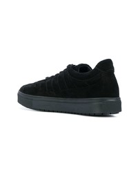 schwarze Wildleder niedrige Sneakers von Baldinini