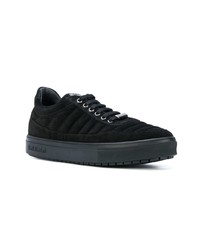 schwarze Wildleder niedrige Sneakers von Baldinini