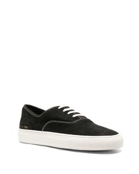 schwarze Wildleder niedrige Sneakers von Common Projects