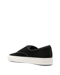 schwarze Wildleder niedrige Sneakers von Common Projects