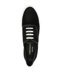 schwarze Wildleder niedrige Sneakers von Common Projects