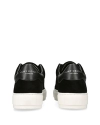 schwarze Wildleder niedrige Sneakers von Kurt Geiger London