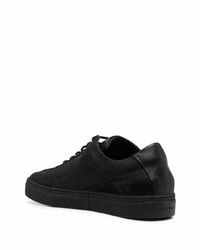 schwarze Wildleder niedrige Sneakers von A-Cold-Wall*