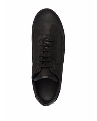 schwarze Wildleder niedrige Sneakers von A-Cold-Wall*