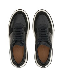 schwarze Wildleder niedrige Sneakers von Ferragamo