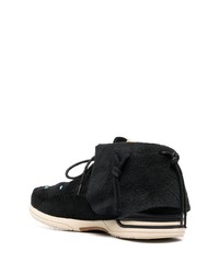 schwarze Wildleder niedrige Sneakers von VISVIM