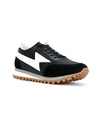 schwarze Wildleder niedrige Sneakers von Marc Jacobs