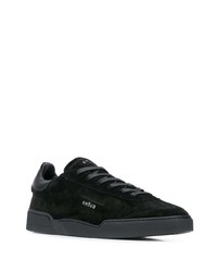 schwarze Wildleder niedrige Sneakers von Ghoud