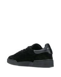 schwarze Wildleder niedrige Sneakers von Ghoud