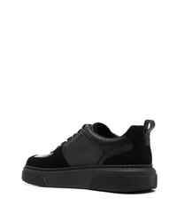 schwarze Wildleder niedrige Sneakers von Ferragamo