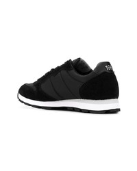 schwarze Wildleder niedrige Sneakers von Sun 68