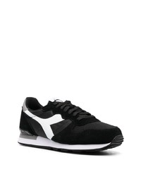 schwarze Wildleder niedrige Sneakers von Diadora