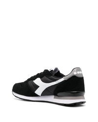 schwarze Wildleder niedrige Sneakers von Diadora