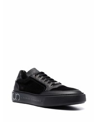 schwarze Wildleder niedrige Sneakers von Casadei