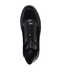 schwarze Wildleder niedrige Sneakers von Casadei